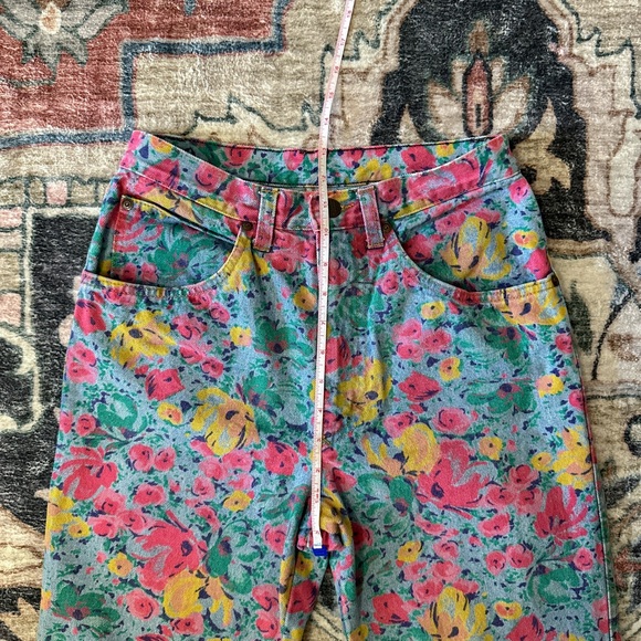 United Colors Of Benetton Floral High Rise Jeans - Multicolor - Picture 8 of 12
